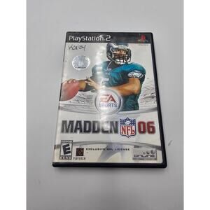Madden NFL 06 (Sony PlayStation 2, 2005) NO MANUAL